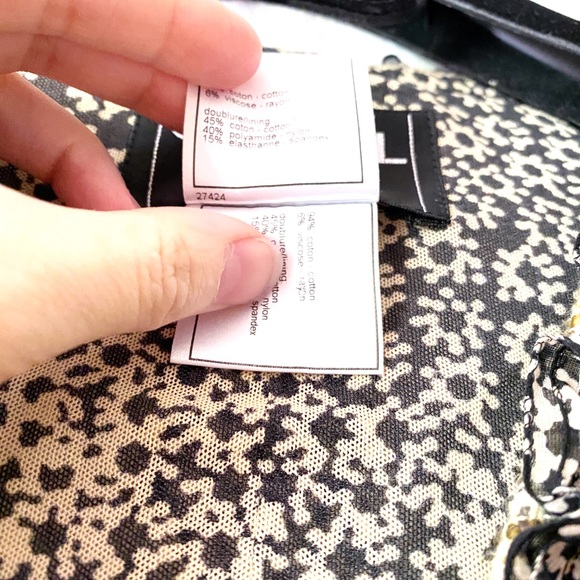 SOLD❤️Chanel tweed ruffle trim 2003 blazer 38 xs - Picture 6 of 8